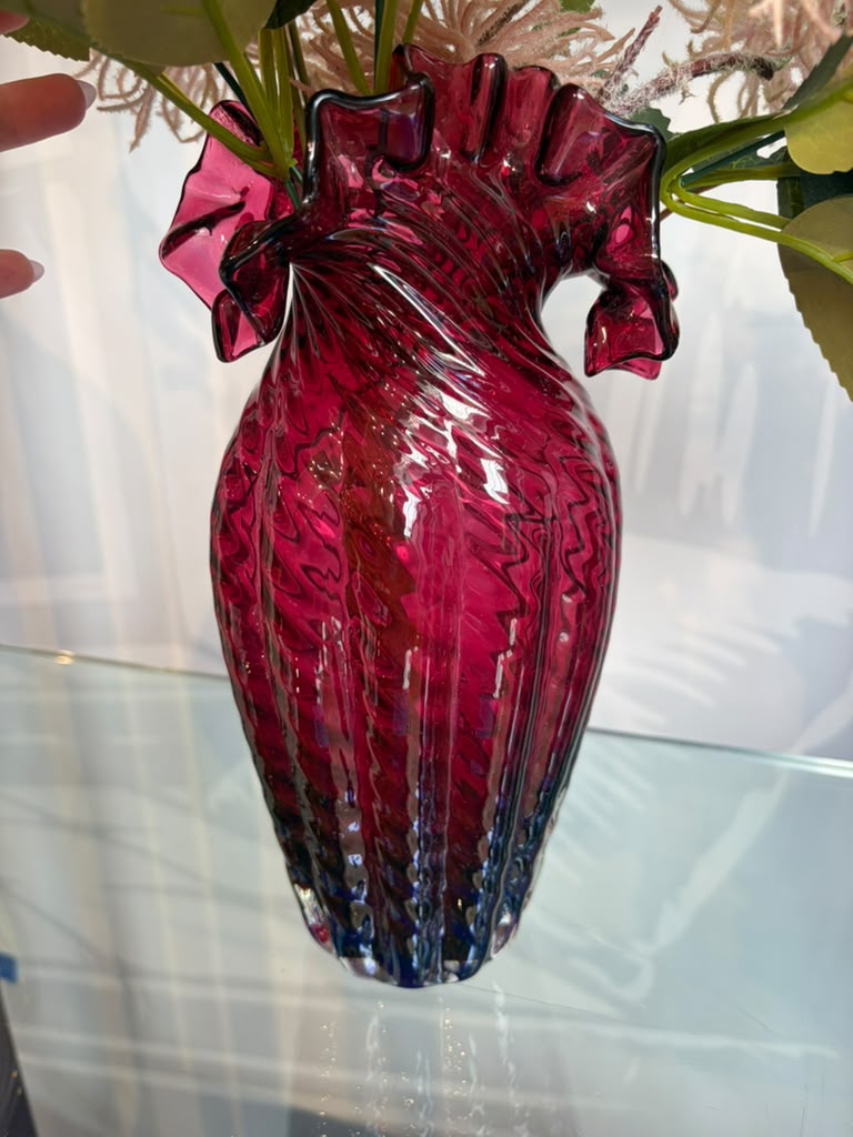 Red Vase