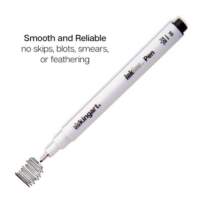 Inkline™ PRO Fine Line Archival Black Ink Pens 10 pc