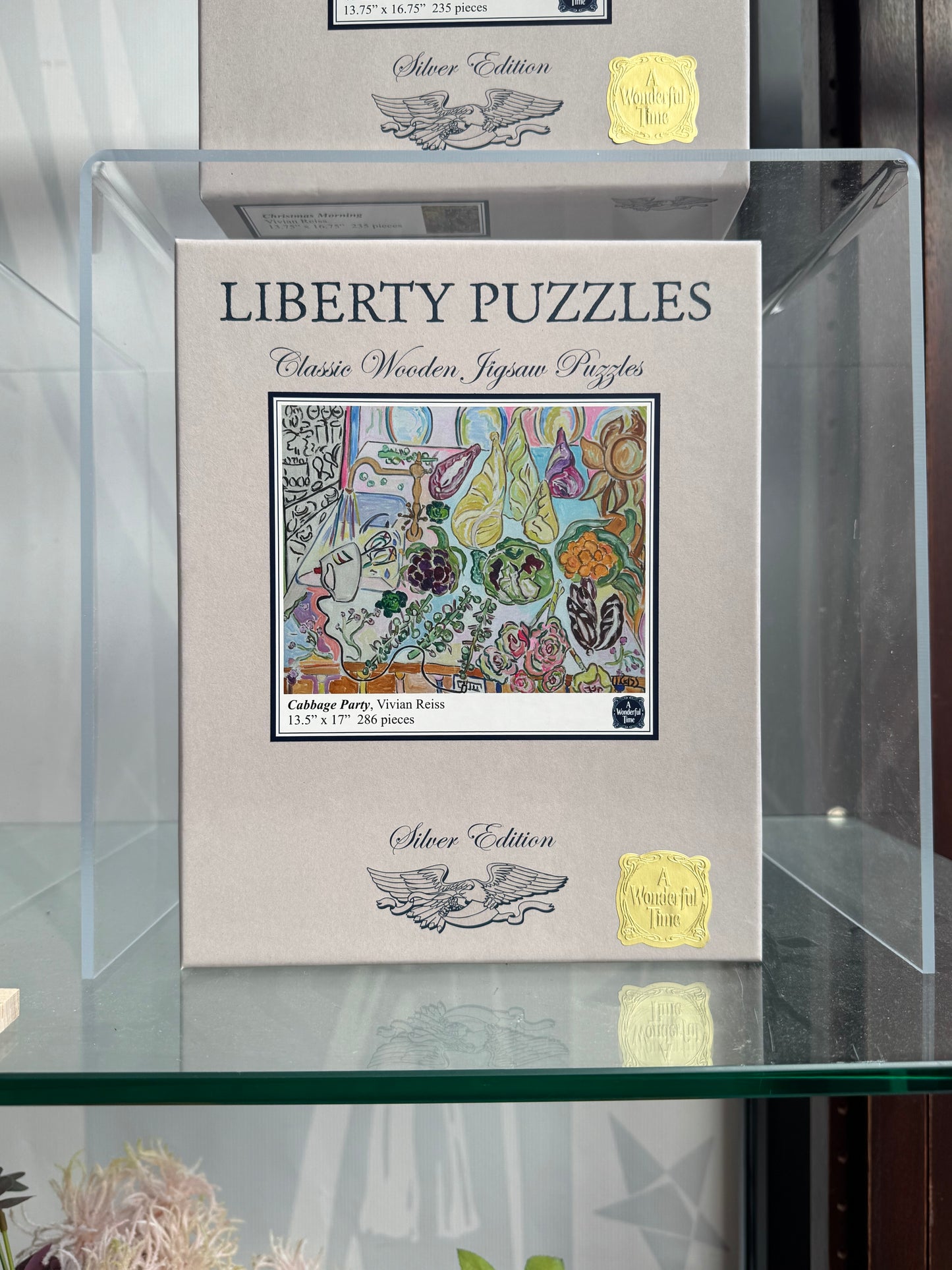 Custom Puzzle - Large - Cabbage Party, Vivian Reiss