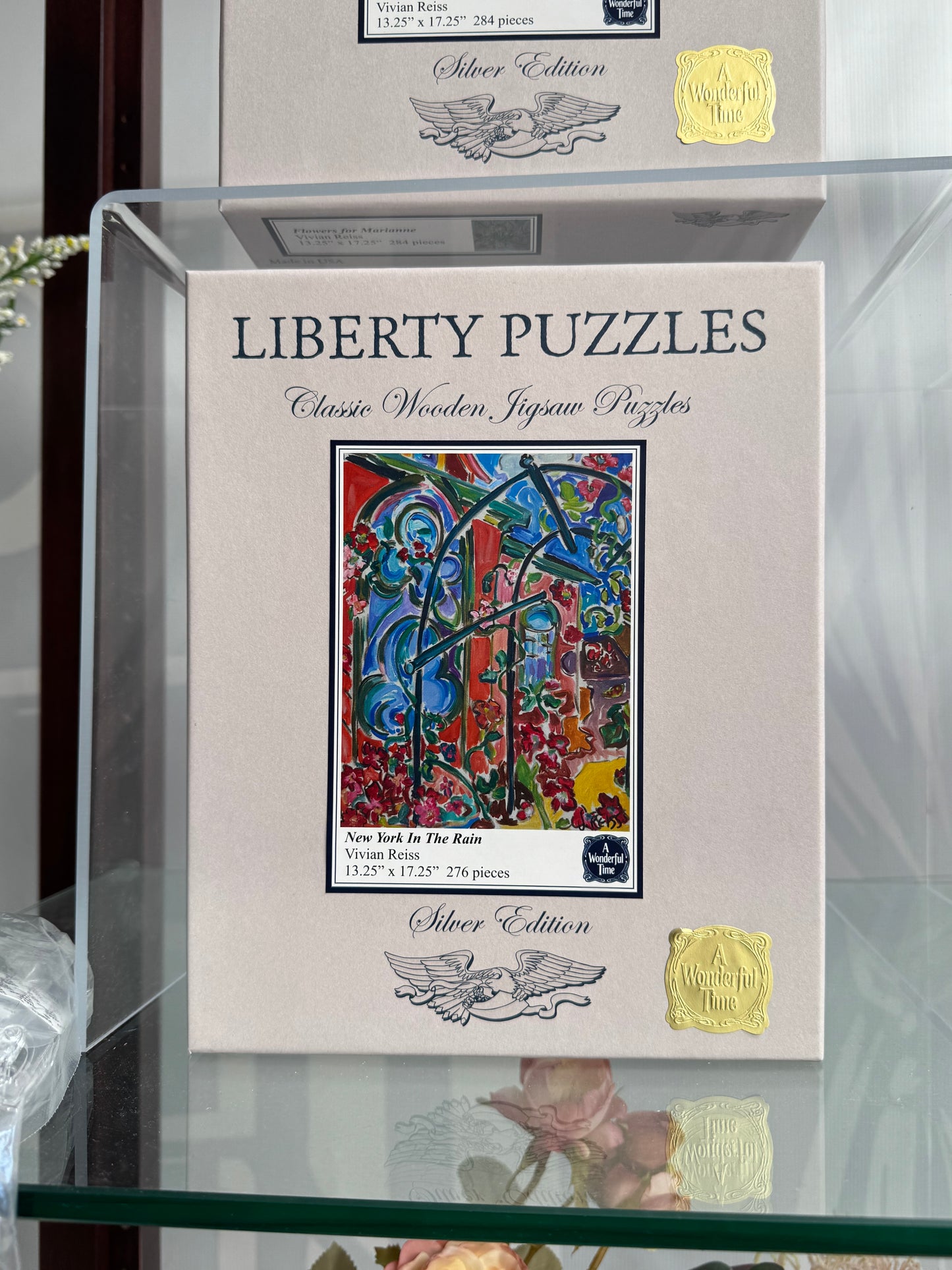 Custom Puzzle - Large - New York In The Rain, Vivian Reiss