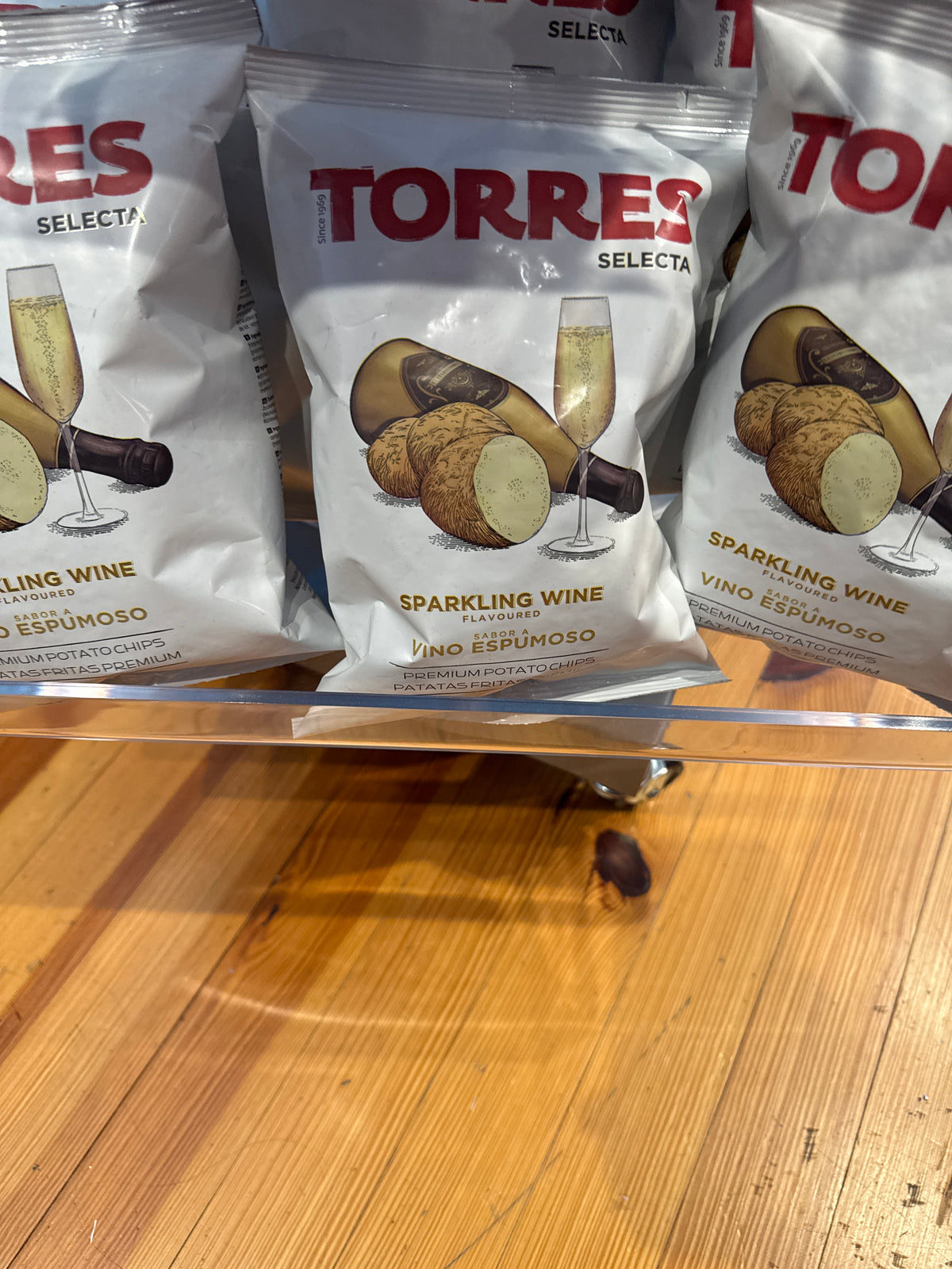 Sparkling Wine Flavored Potato Chips