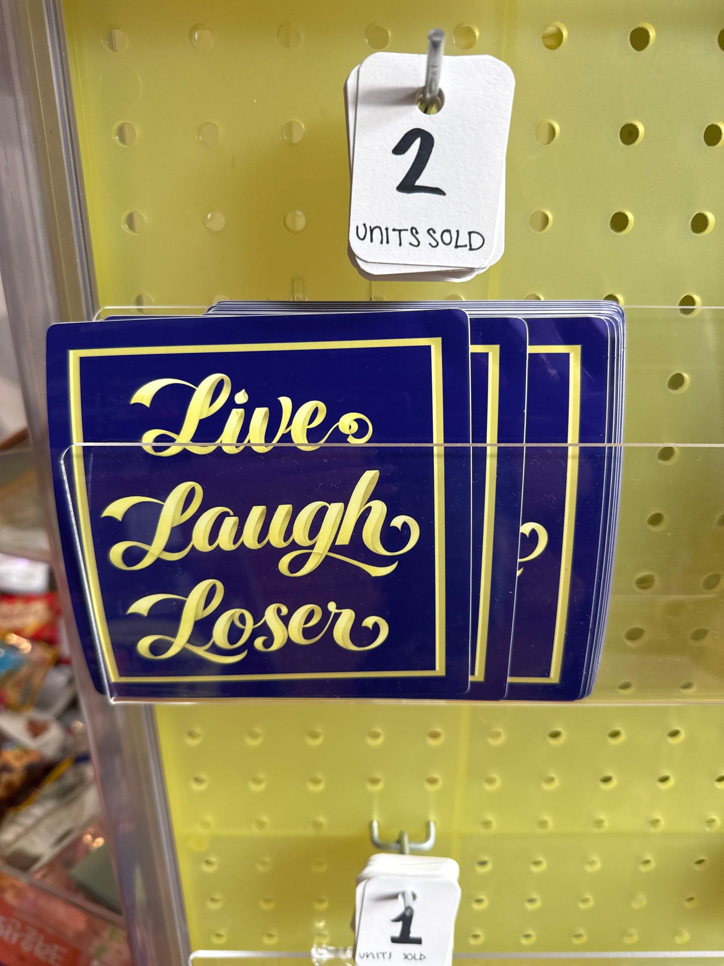 Live Laugh Loser Bumper Sticker (8)