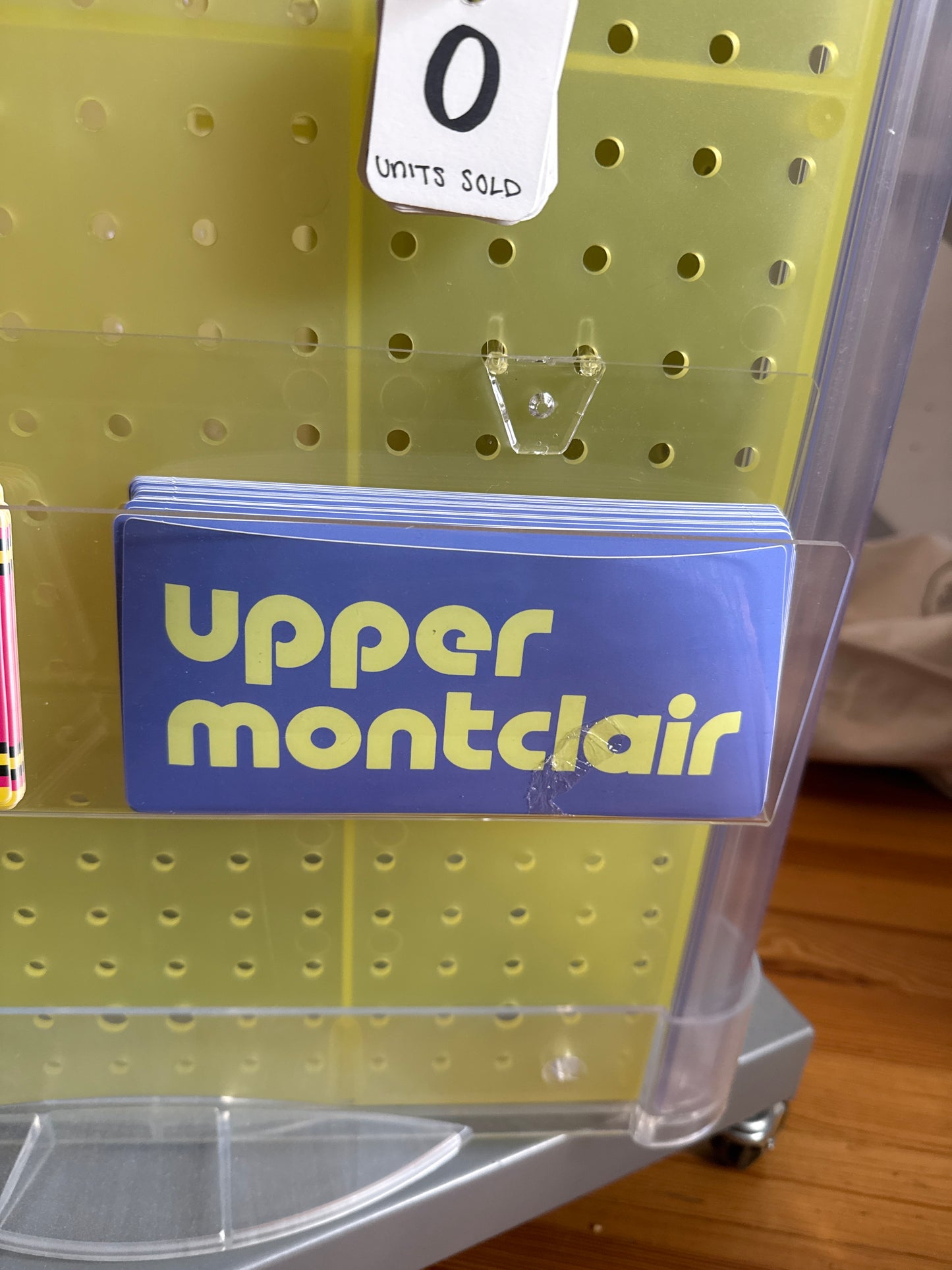 Upper Montclair  Bumper Sticker Blue (12)