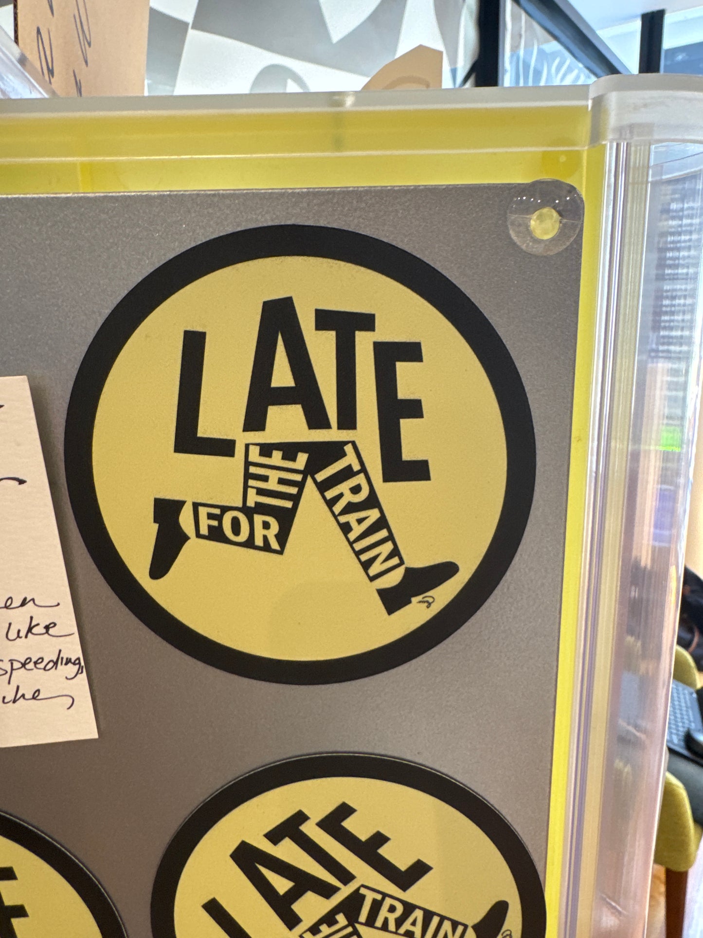 I'm Running Late Car Magnet